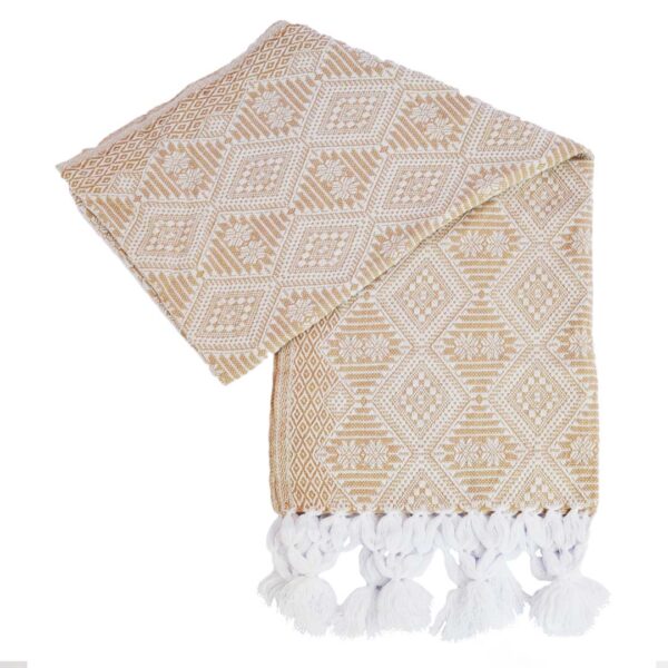 Natural Oaxacan Rebozo Runner